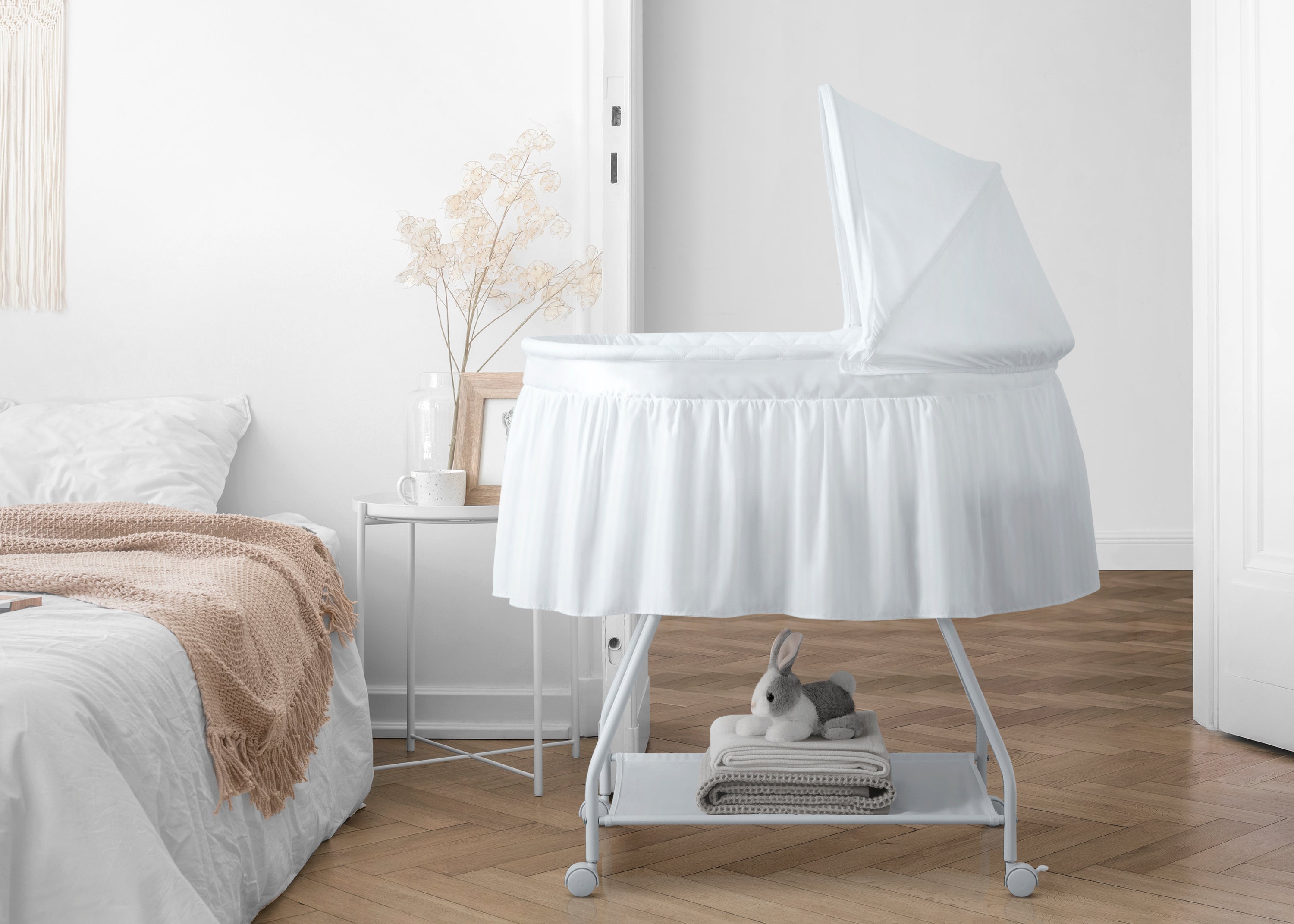 Delta sweet beginnings bassinet white eyelet online