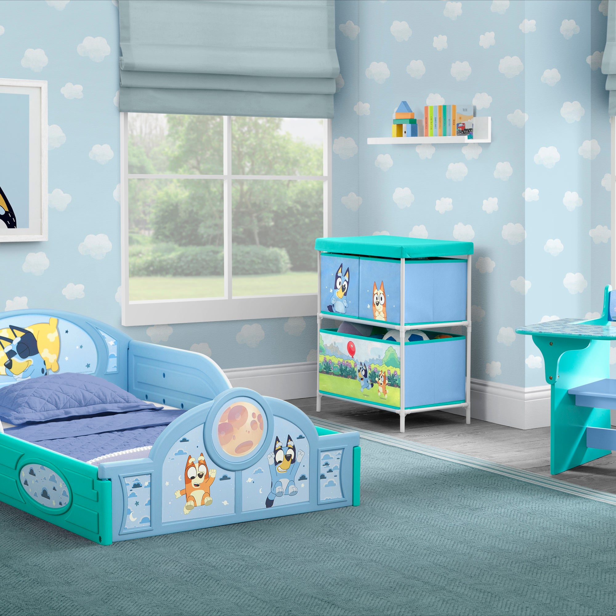 Bluey 3 Piece Toddler Bedroom Set Delta Children