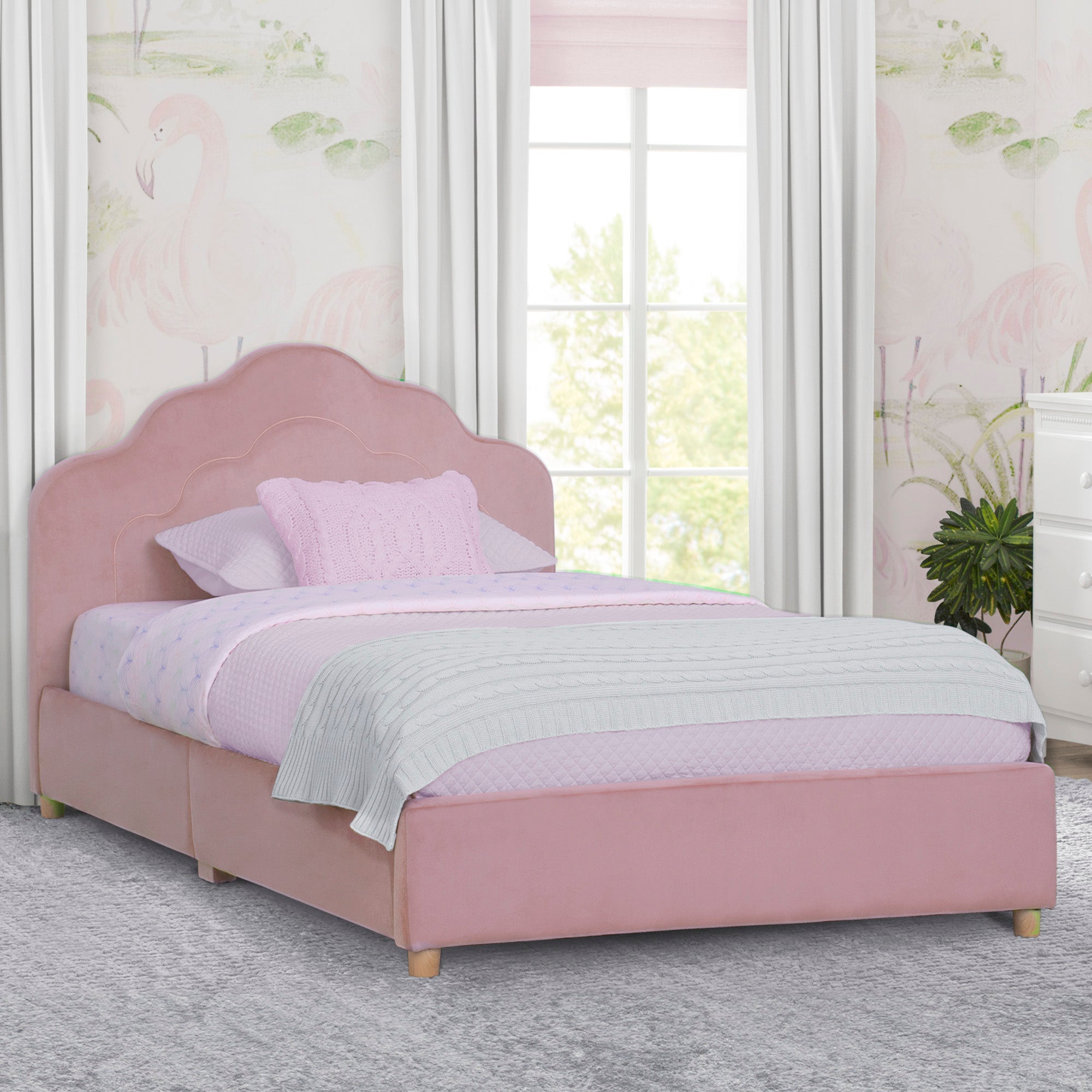 Baby pink beds deals