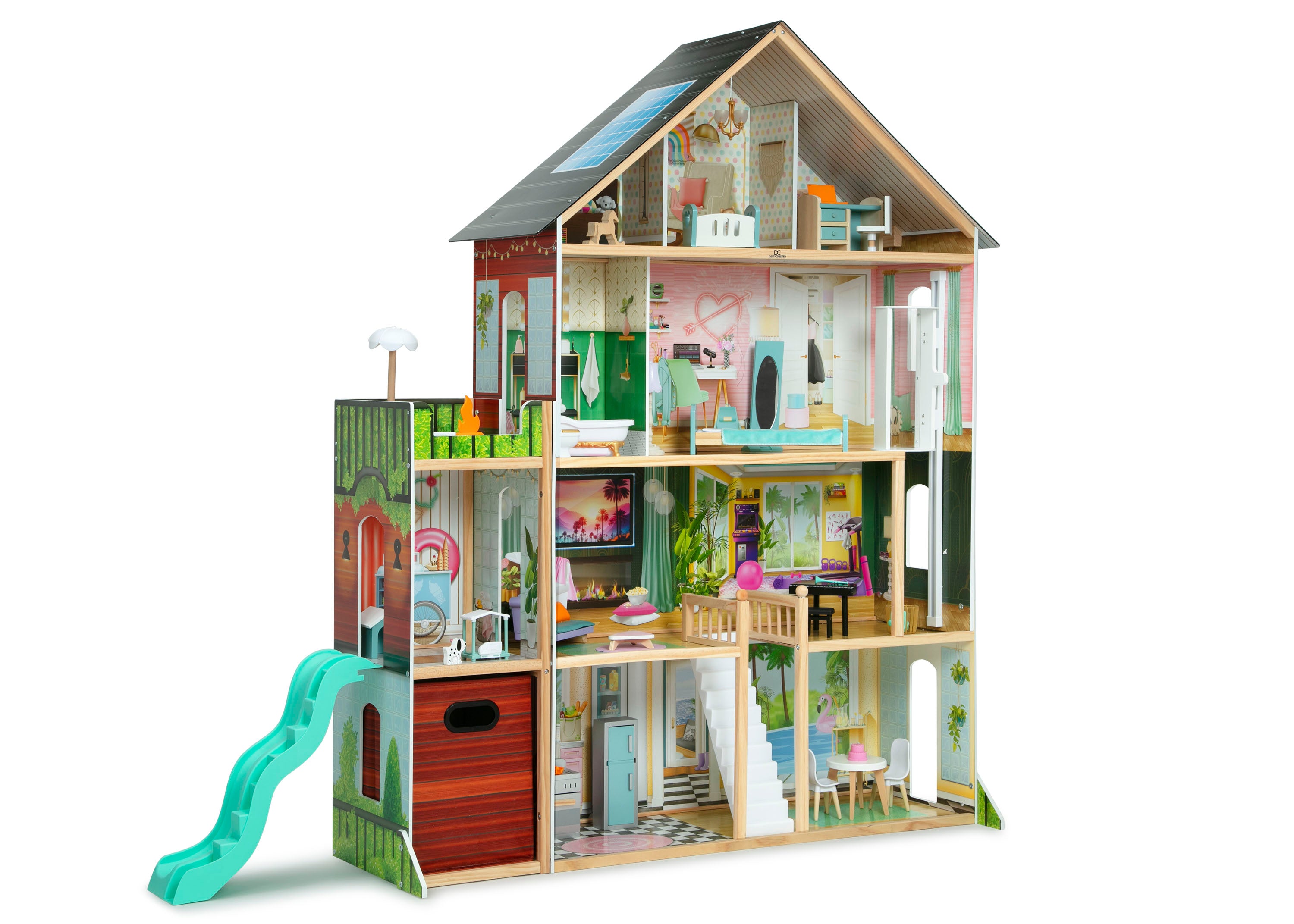 Deluxe shops family house toy set with music and sound---dwa2