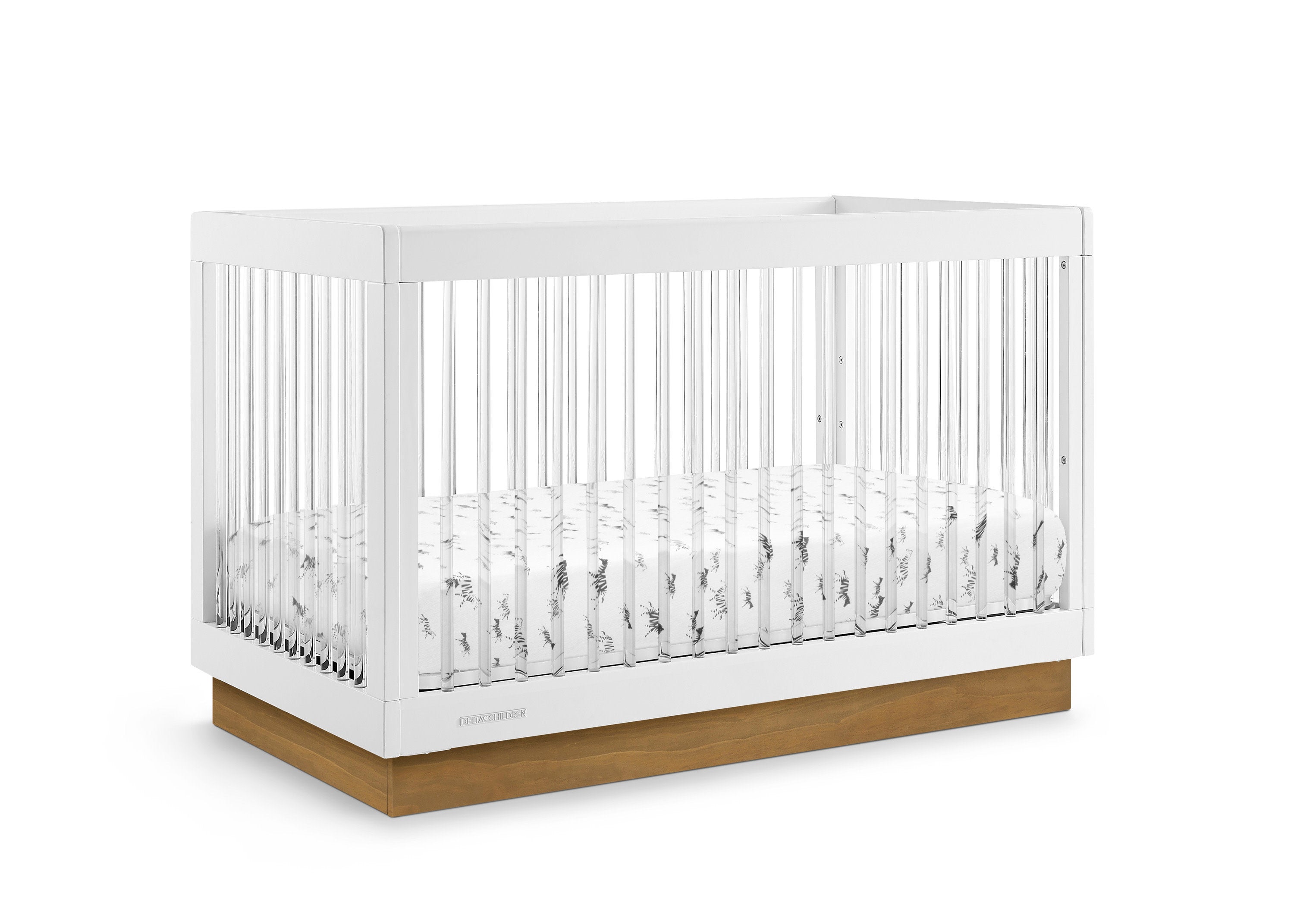 James Acrylic 4 in 1 Convertible Crib Delta Children