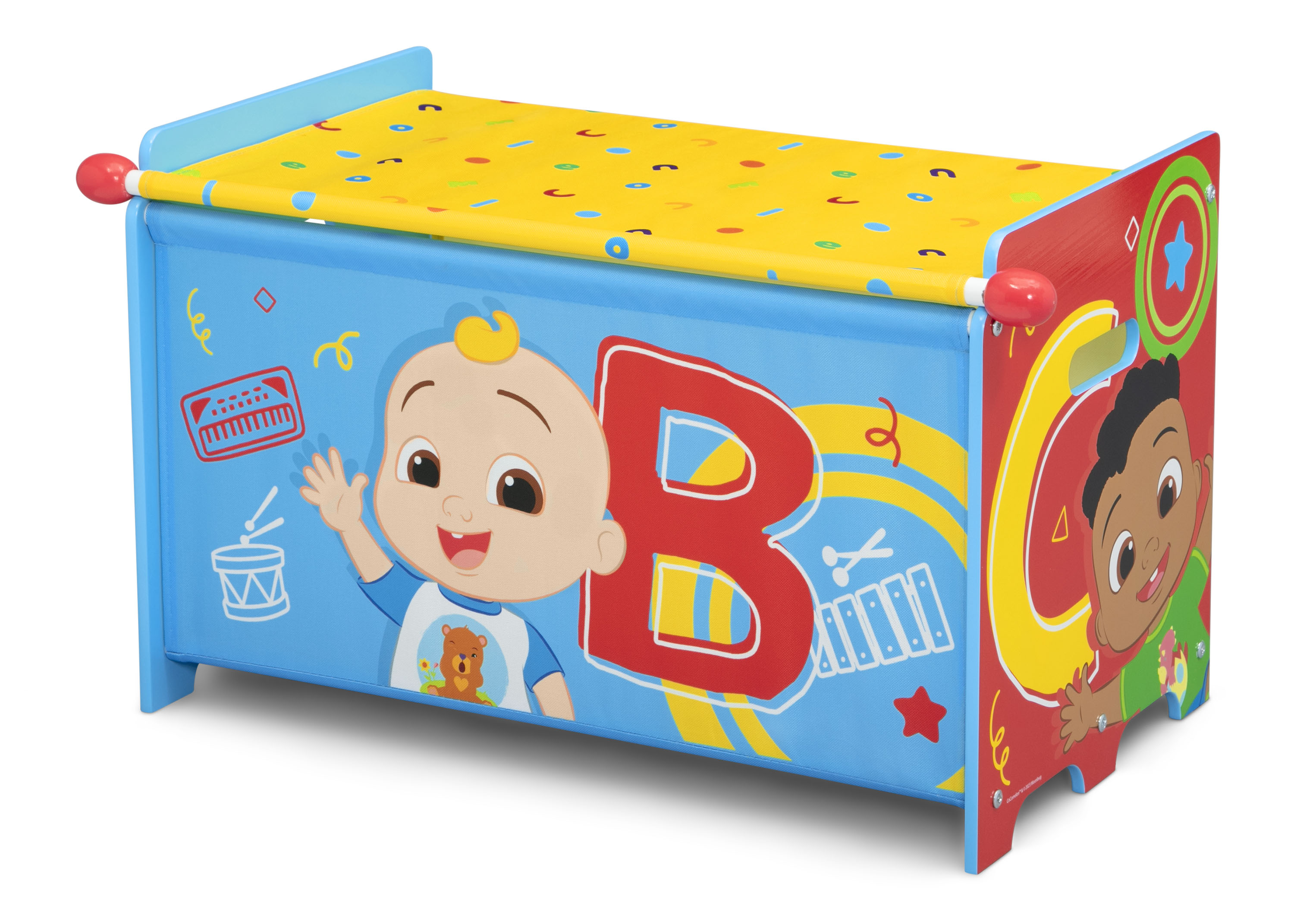 Delta Children Cocomelon Design & Store 6 Bin Toy Storage Organizer -  Greenguard Gold Certified & Reviews
