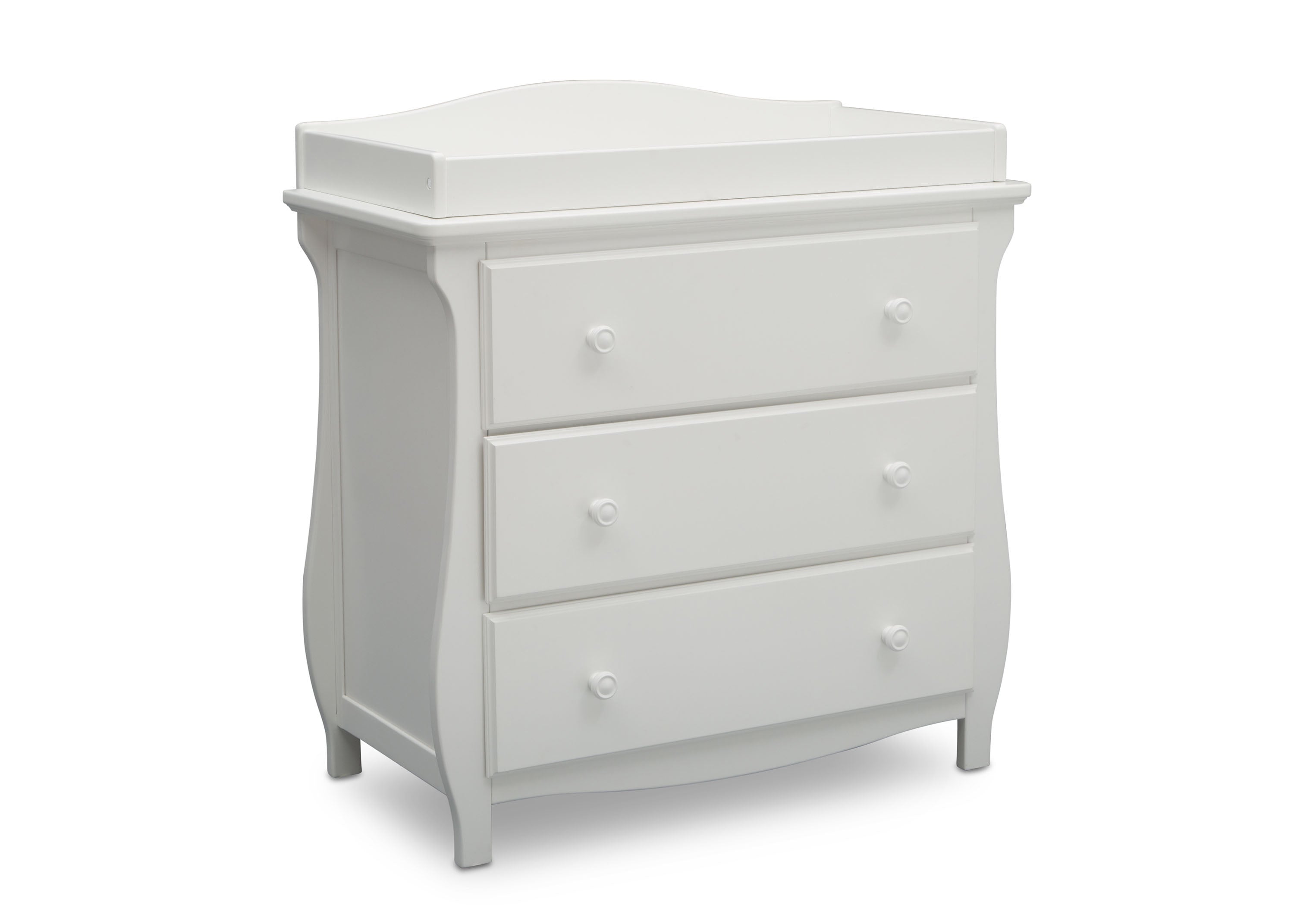 Delta children lancaster 3 drawer dresser with changing top on sale