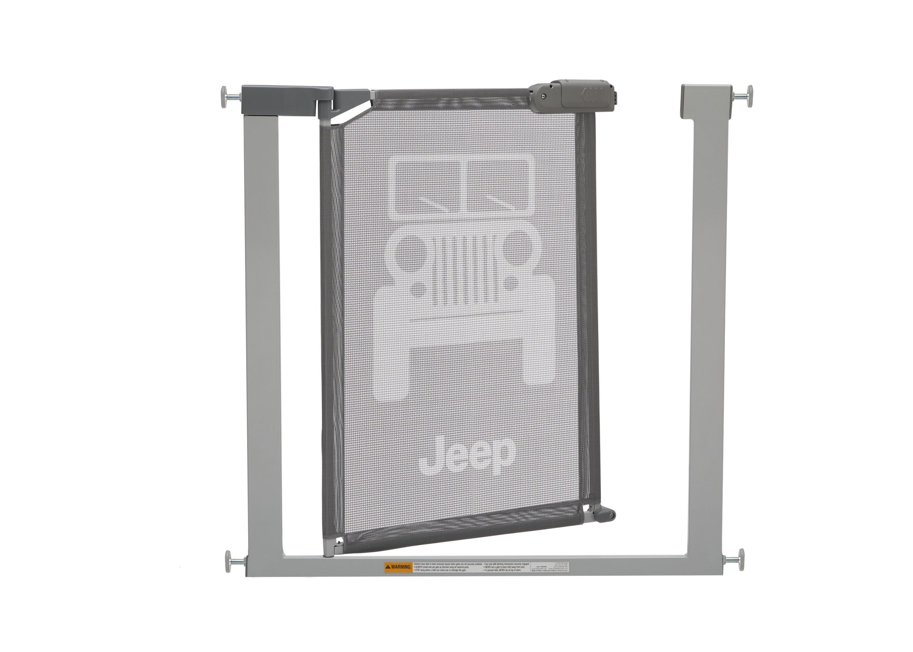 Jeep Adjustable Baby Safety Gate - Easy Fit Pressure Mount Design with  Walk-Through Door