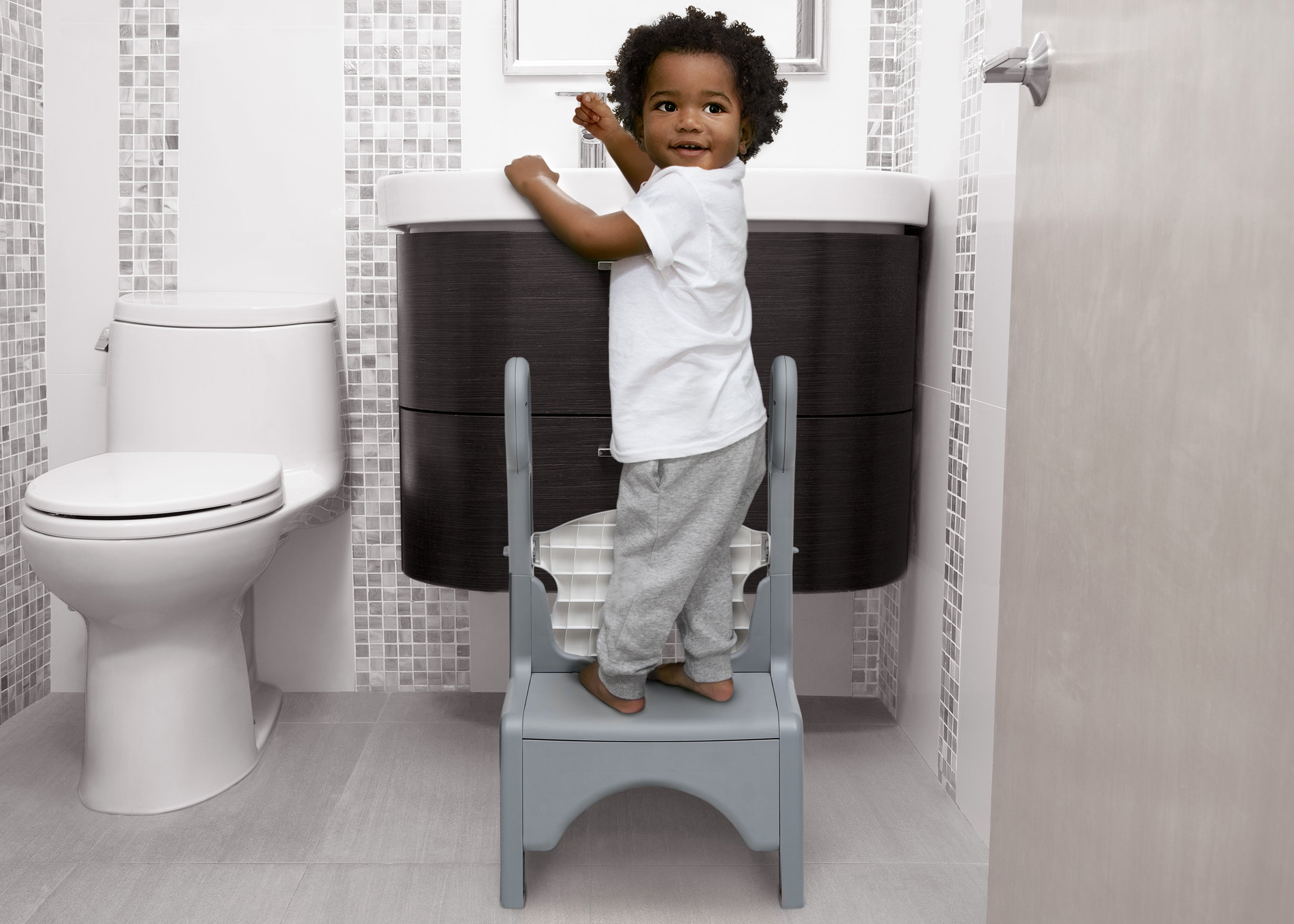 TOBBI Potty Training Seat with Step Stool Ladder Adjustable Toddler Toilet  TH17W0154 - The Home Depot