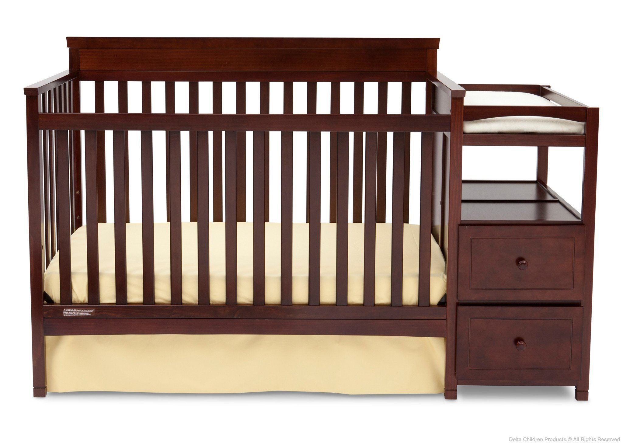 Delta crib with store changing table instructions