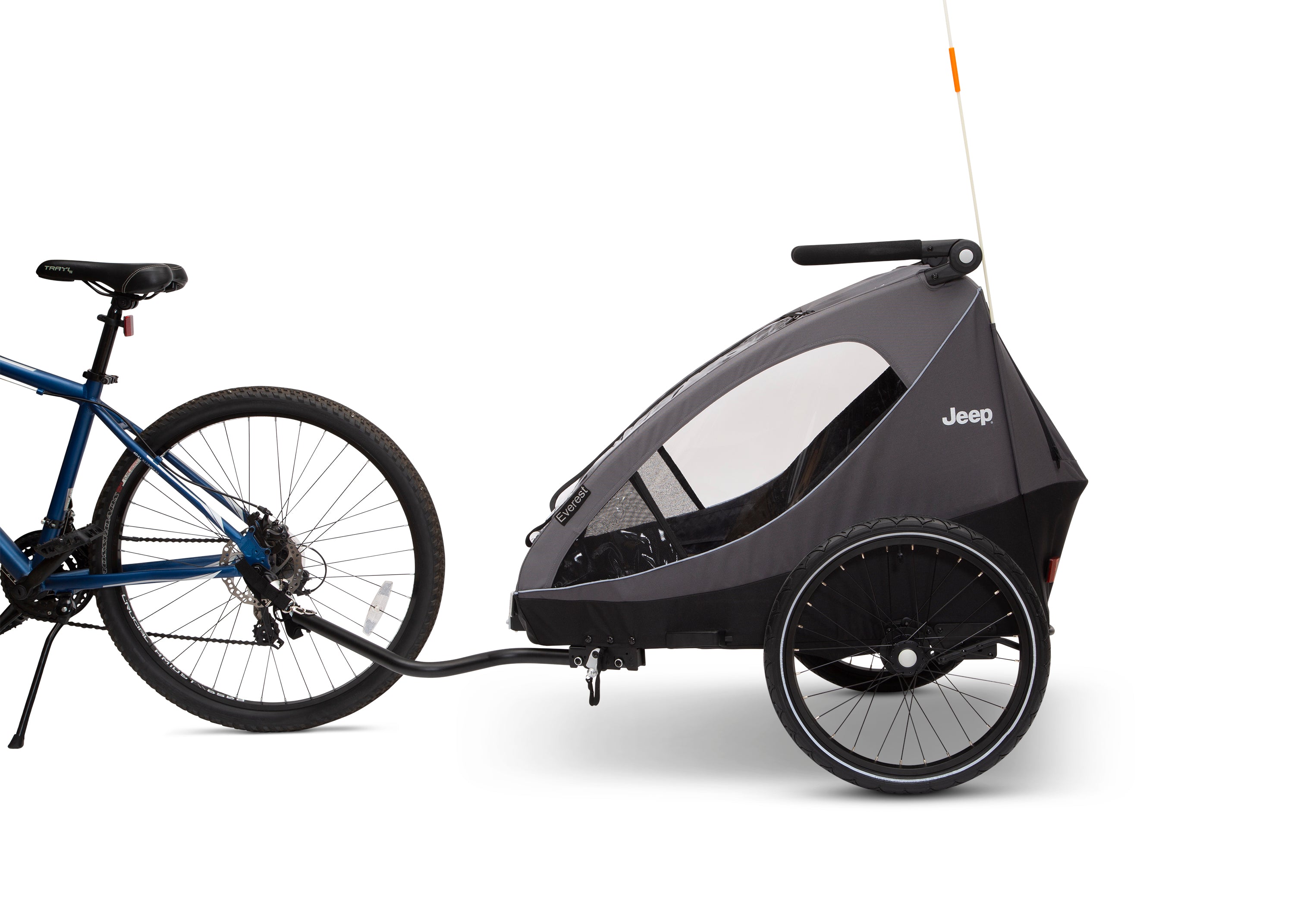 Jeep Everest 2-in-1 Child Bike Trailer and Stroller