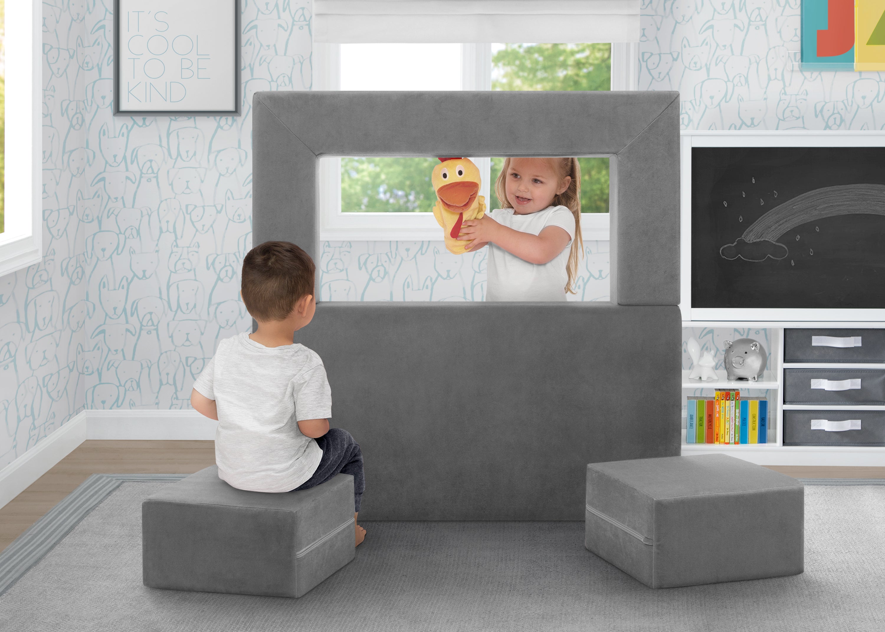 Foam Playset Activity Play Set, Kid Furniture Baby Plush Sofa
