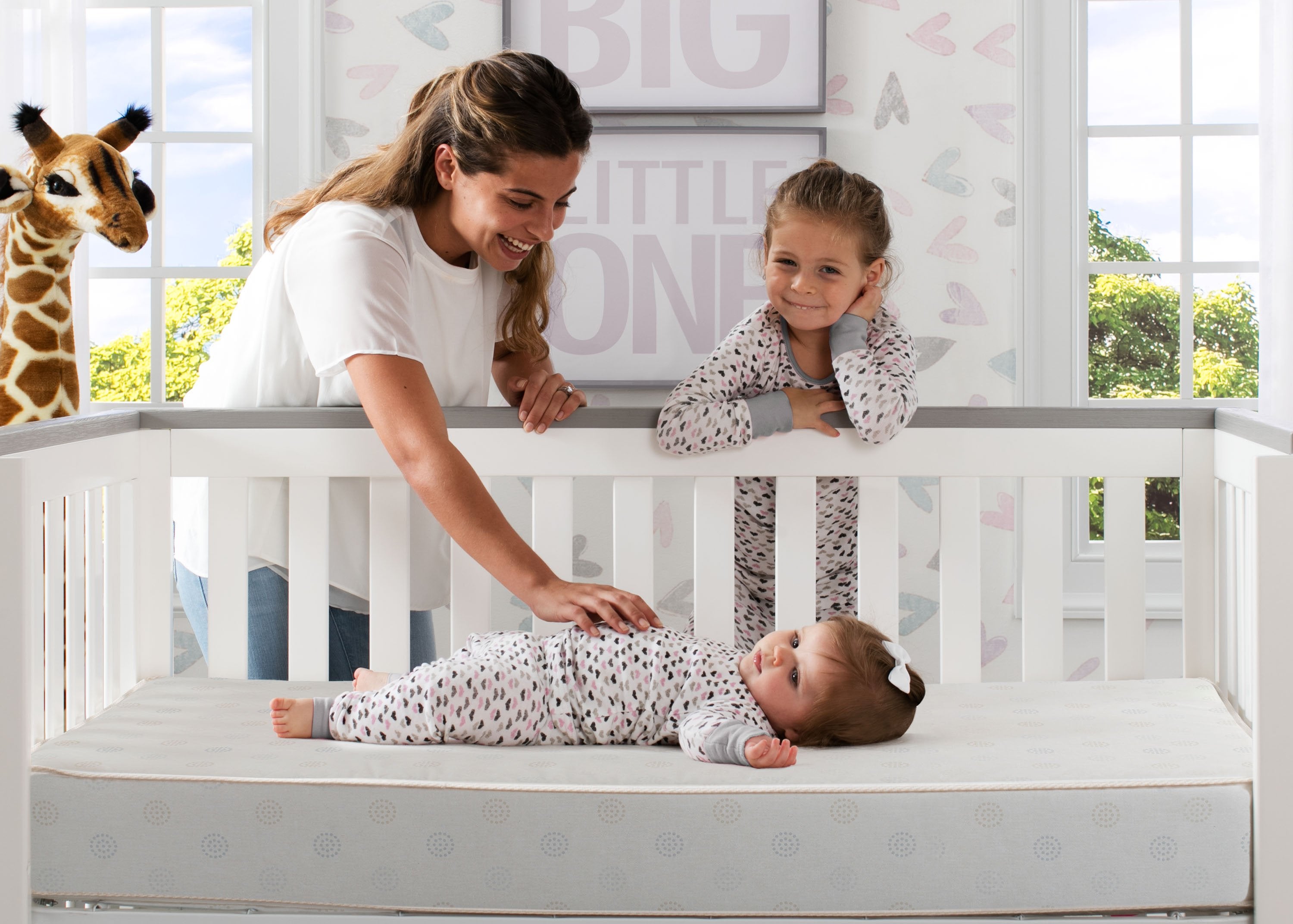 VEVOR Crib Mattress, Two-sided Breathable Toddler Mattress of