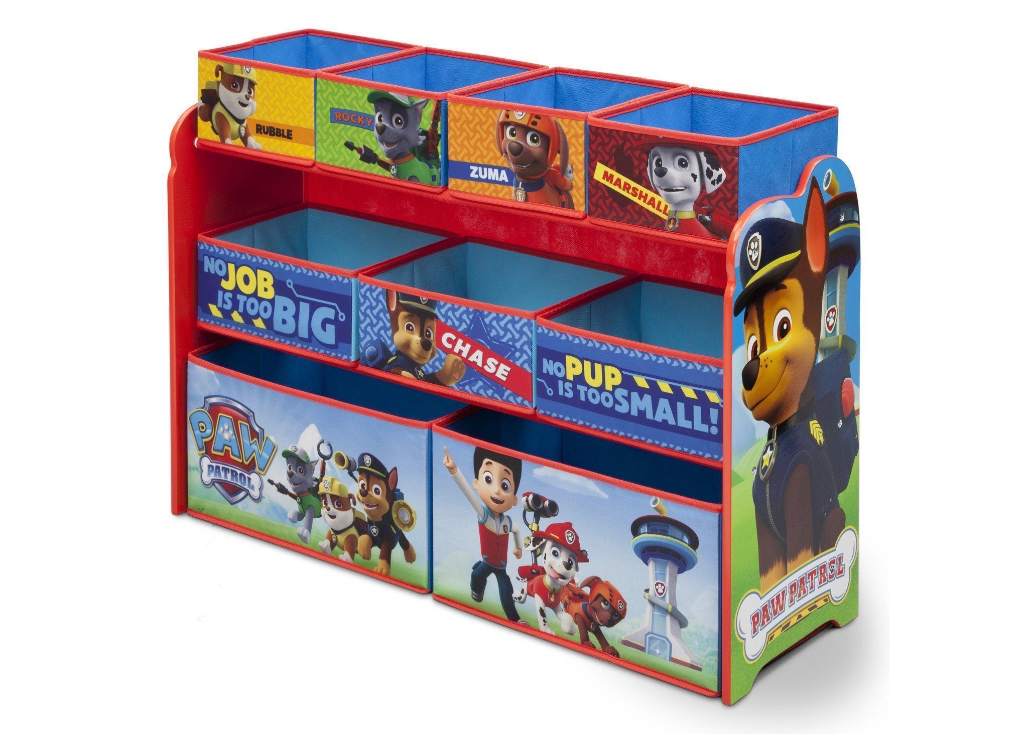 Paw patrol bin deals organizer