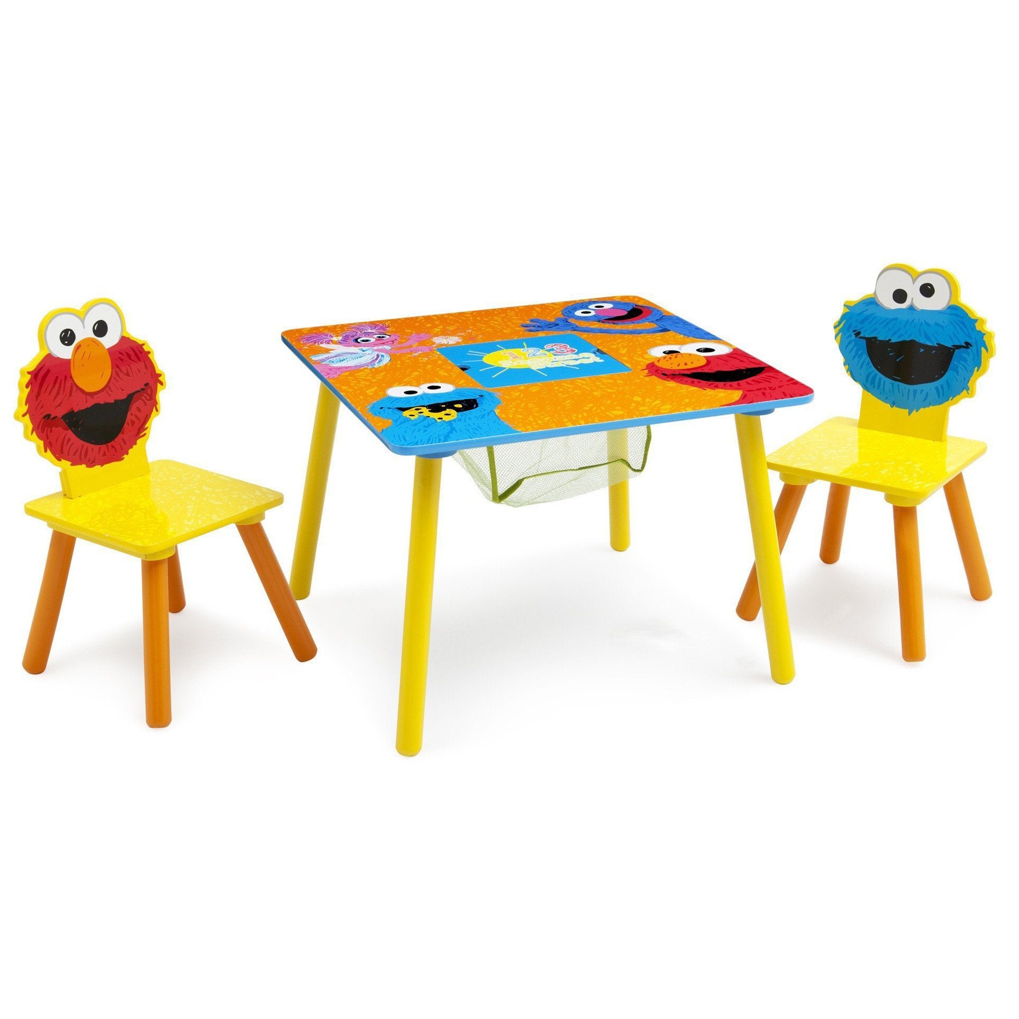 Sesame street activity table and chairs set on sale