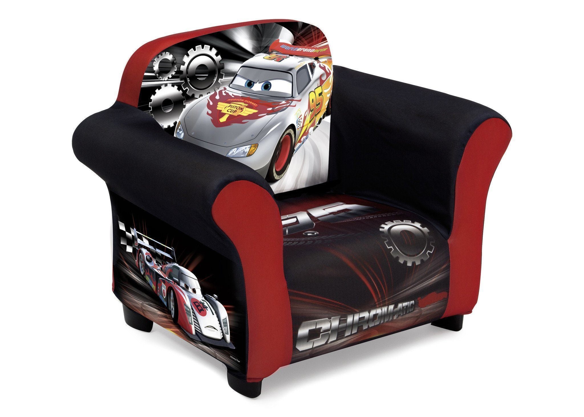 Poltroncina per Bambini Disney Cars Sfoderabile Reclinabile Blu