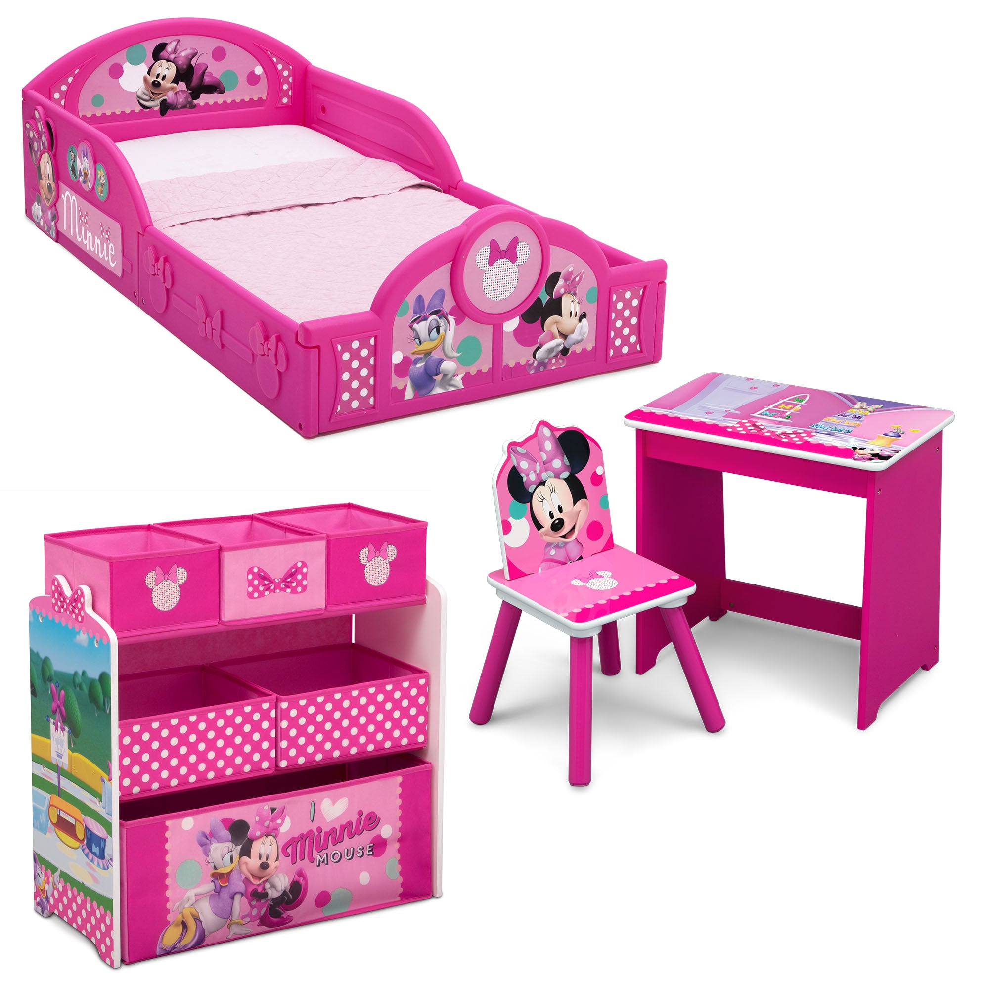 Minnie mouse best sale baby bed set