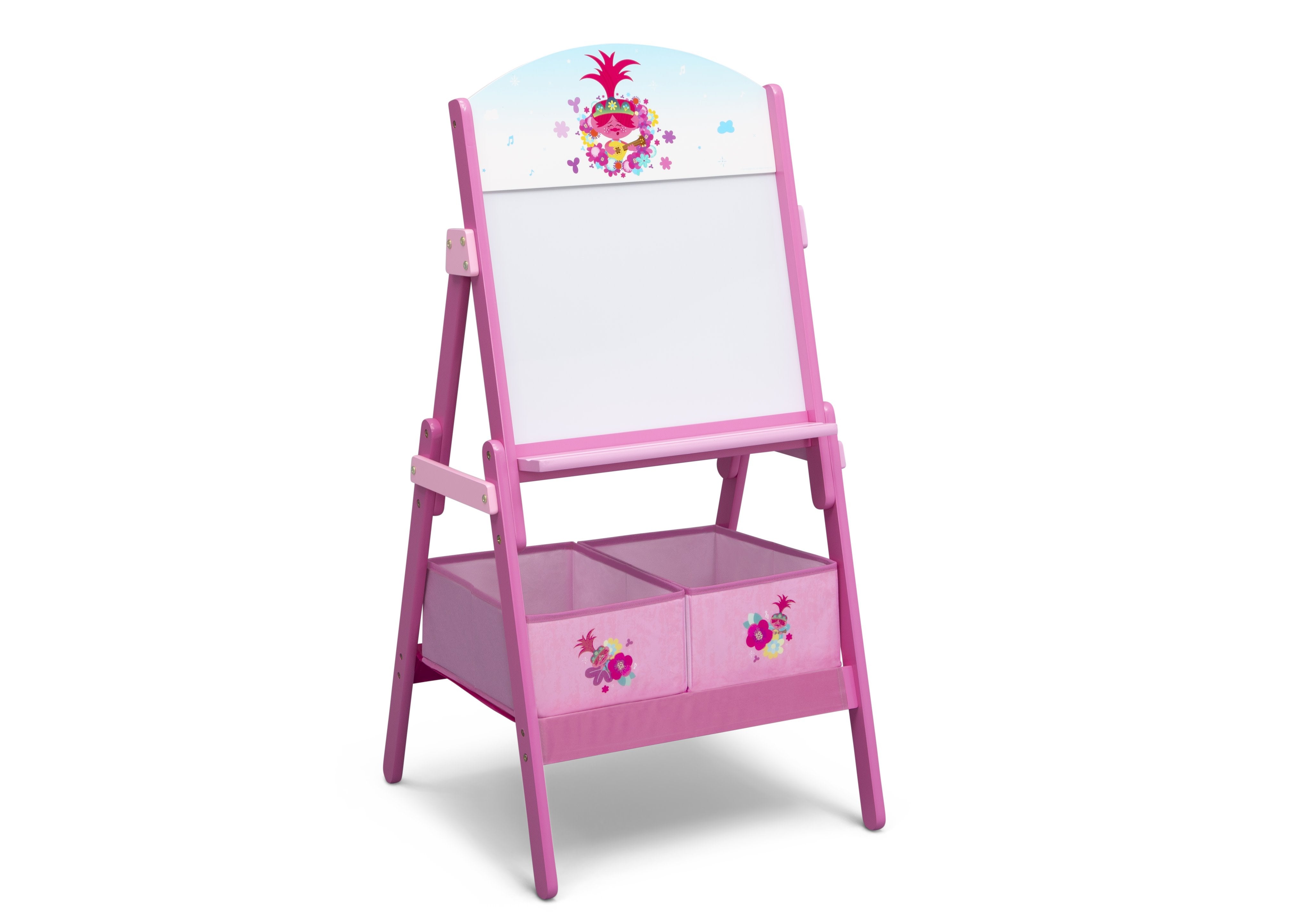 Trolls World of Tour Wooden Activity Easel with Storage Delta