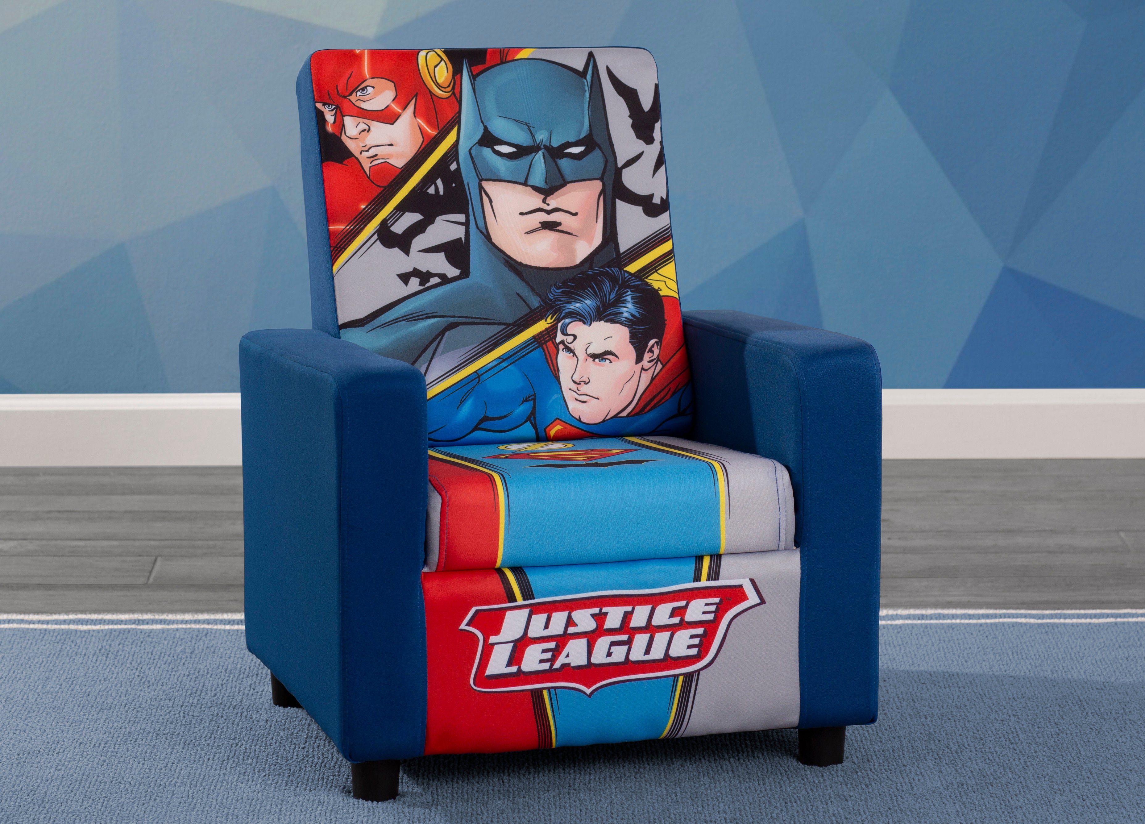 Justice League High Back Upholstered Chair Delta Children