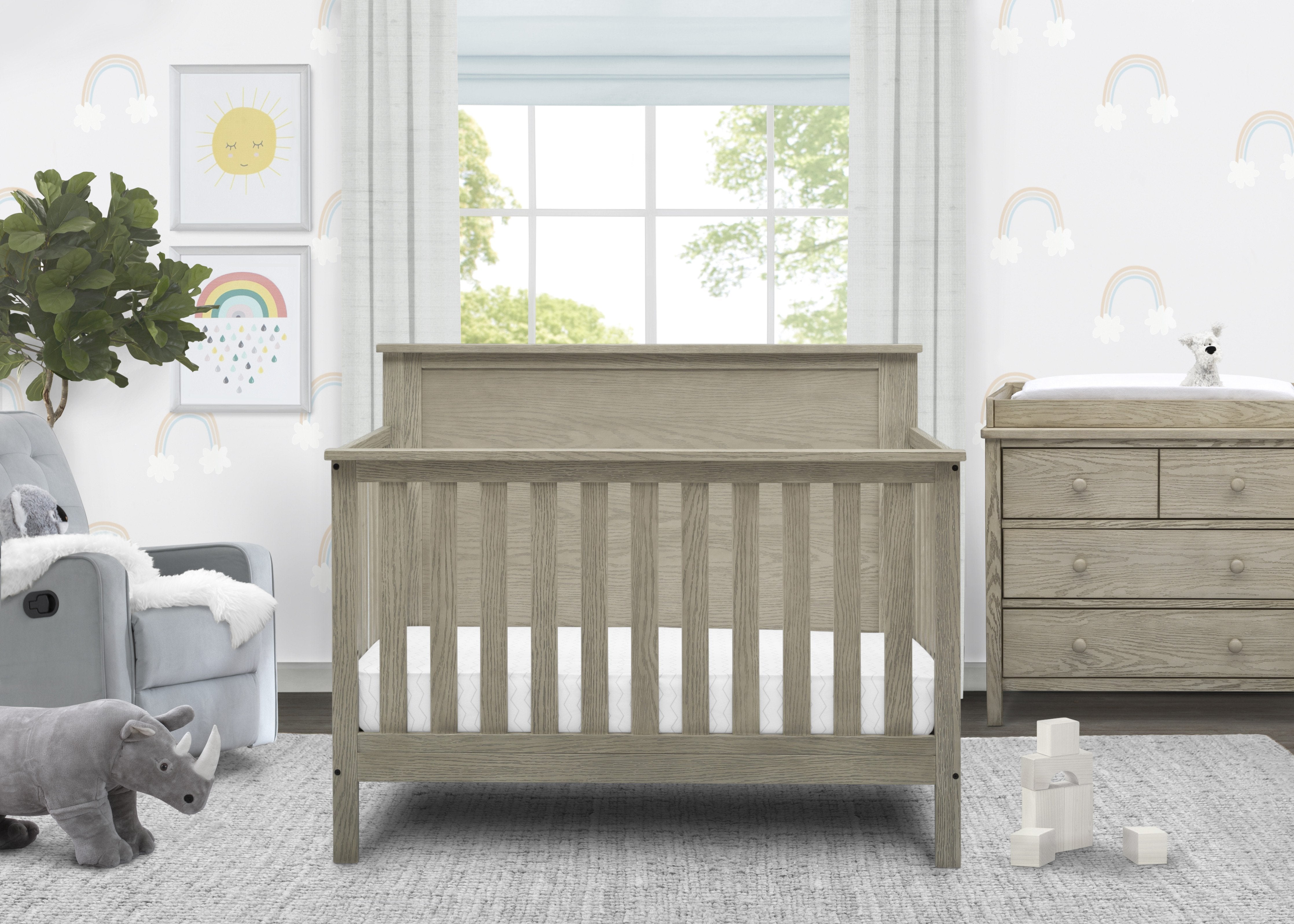 Middleton 4 in 1 Convertible Baby Crib Delta Children