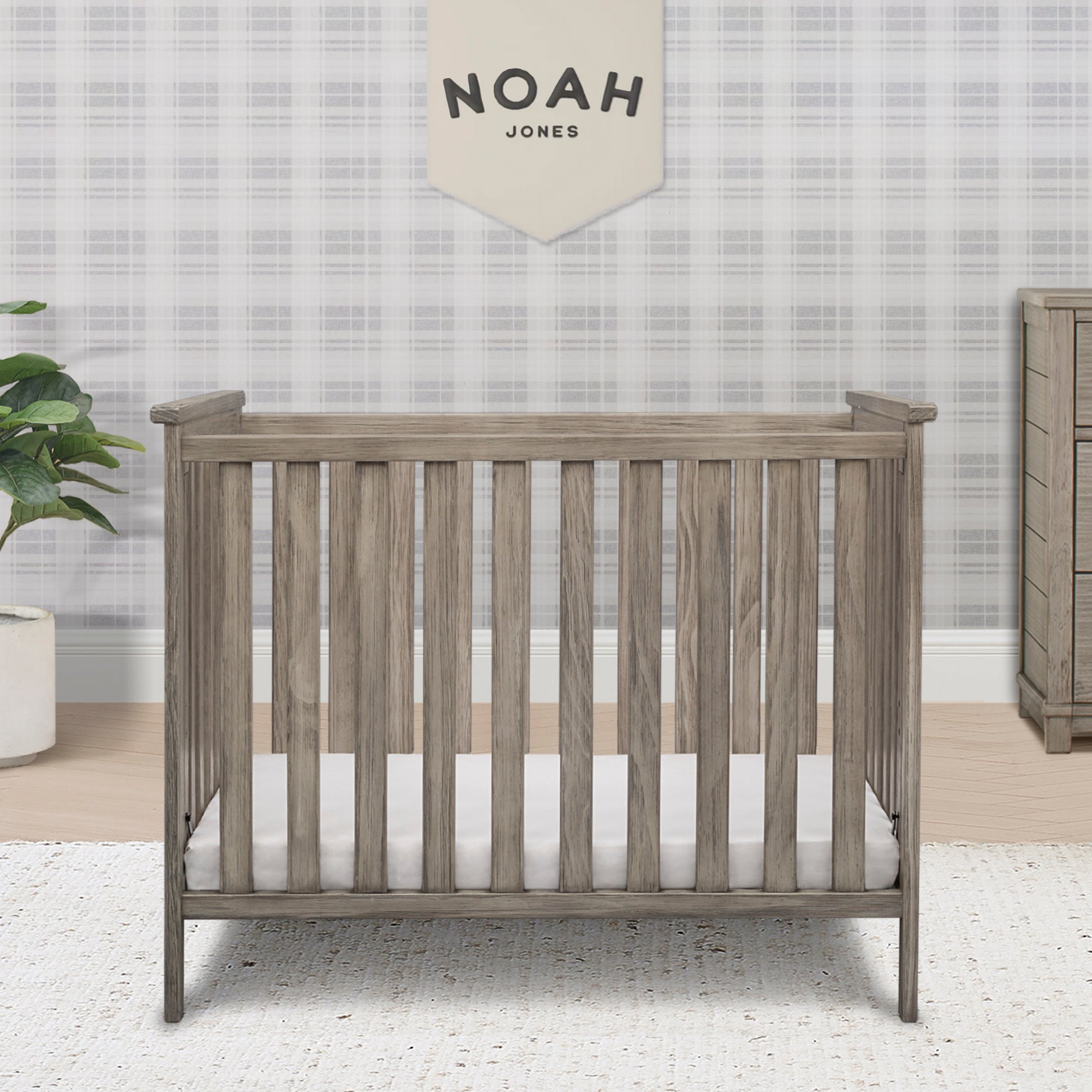 Rustic 2025 mini crib