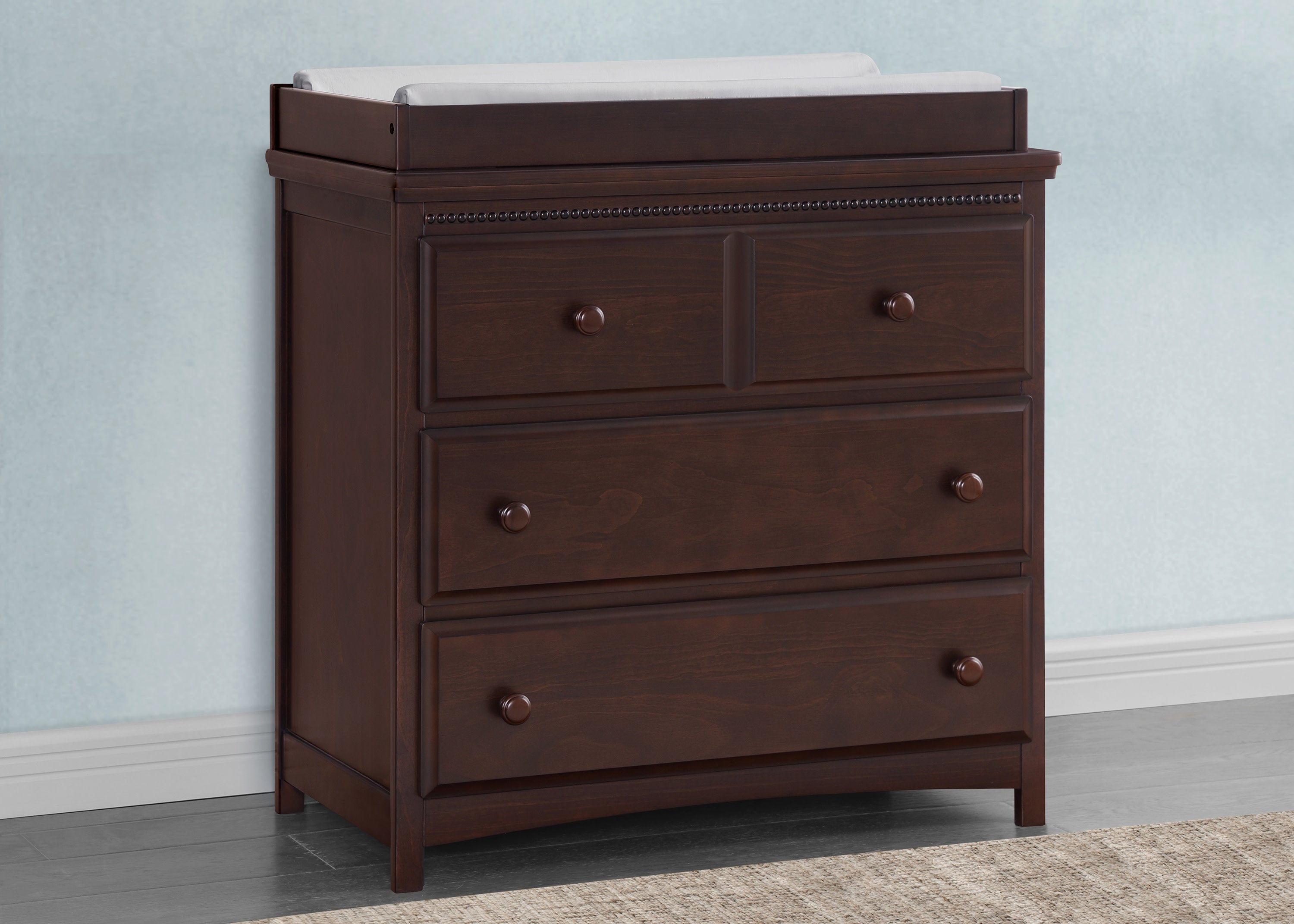 Walnut changing table dresser sale