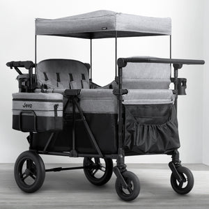 Jeep Wrangler Deluxe 4 Seater Stroller Wagon with Cooler Bag 103