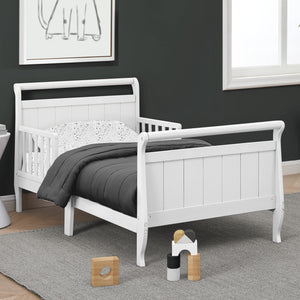 Wood Sleigh Toddler Bed 15