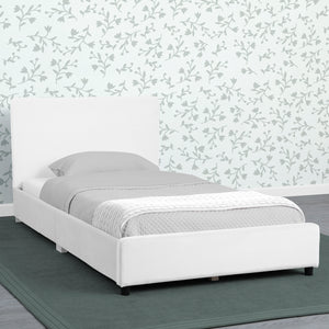 Upholstered Twin Bed with Headboard 3