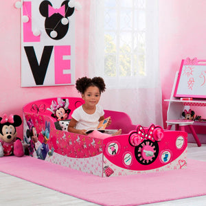 Minnie Mouse Interactive Wood Toddler Bed 0
