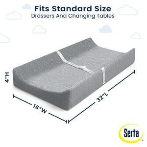 Perfect Sleeper Changing Pad with Plush Cover Set Delta Children