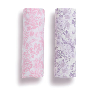 Pastel Floral Fitted Crib Sheets - 2 Pack 14