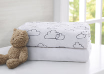 babyGap White Clouds 100% Organic Cotton Crib Sheets - 2 Pack