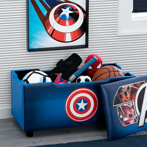 Avengers Upholstered Storage Bench for Kids 1