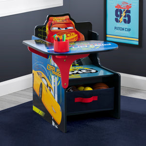 Cars Chair Desk with Storage Bin 22