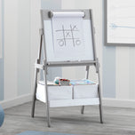 Classic Kids Whiteboard/Dry Erase Easel with Paper Roll and Storage