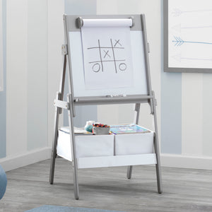 Classic Kids Whiteboard/Dry Erase Easel with Paper Roll and Storage 6