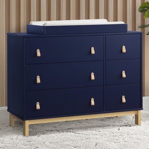 babyGap Legacy 6 Drawer Dresser with Leather Pulls and Interlocking Drawers 6