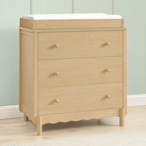 William 3 Drawer Dresser with Changing Top and Interlocking Drawers 17