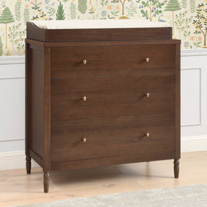 Serena 3 Drawer Dresser with Changing Top and Interlocking Drawers 6