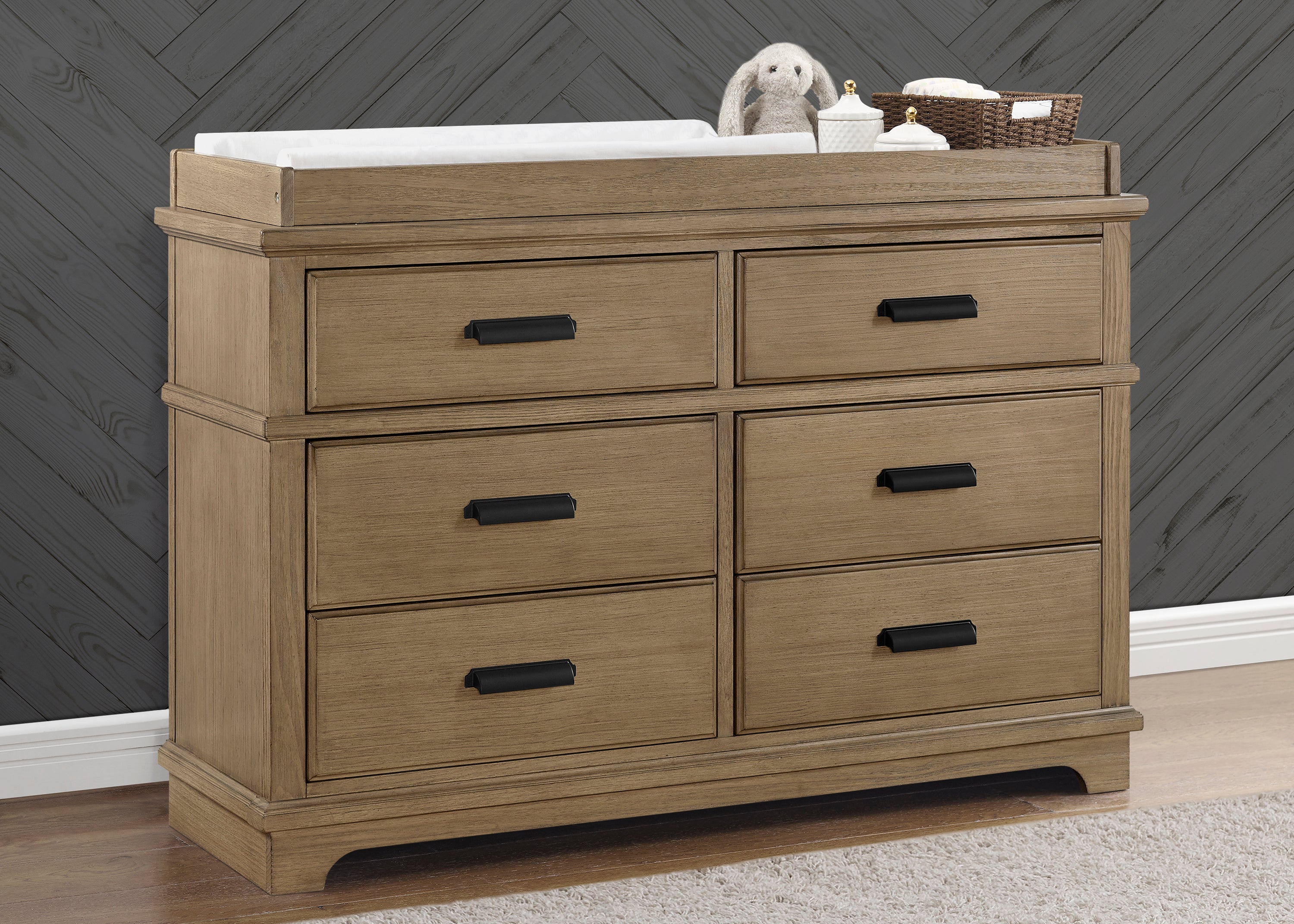 Asher 6 Drawer Dresser with Changing Top Delta Children