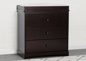 Skylar 3 Drawer Dresser with Changing Top and Interlocking Drawers Delta Children