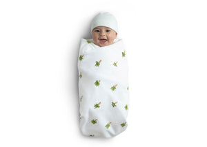 Flannel Baby Blanket Gender Neutral Baby Bedding Reversible