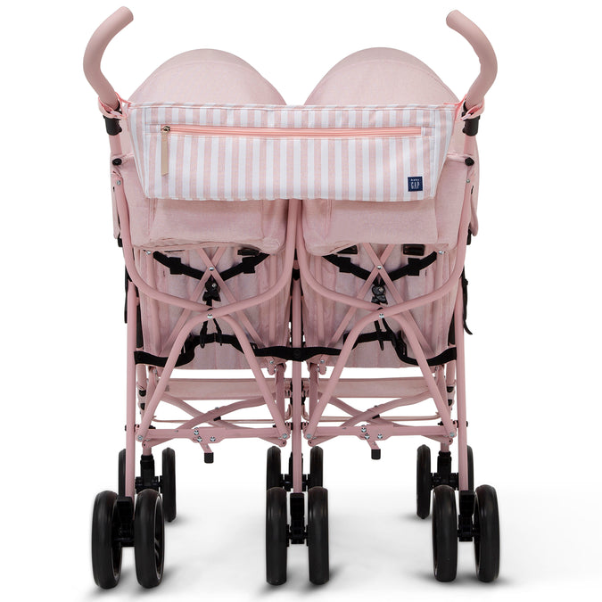 My babiie outlet double stroller pink