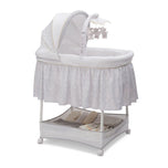 Delta Children Peacock (071) Slumber Time Elite Gliding Bassinet, Right Side View f1f