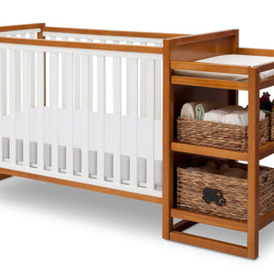 Delta Children Warm Honey / White (2053) Gramercy Crib 'N' Changer, Crib Conversion a4a 11