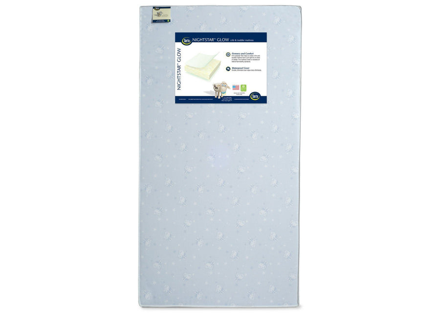 nightstar glow crib/toddler mattress