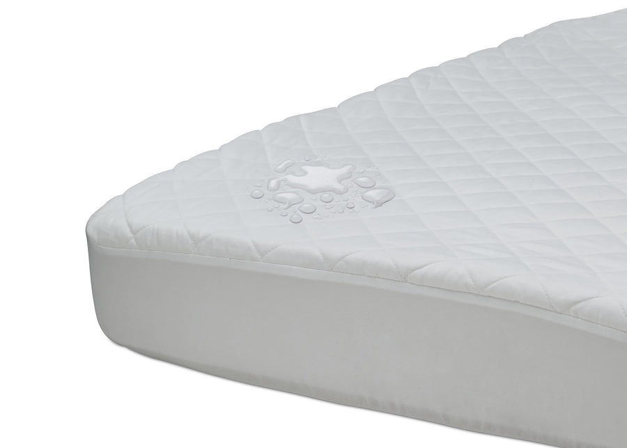 Sertapedic 5-in-1 Ultimate Quilted Comfort & Protection Mattress Pad,  White, Queen