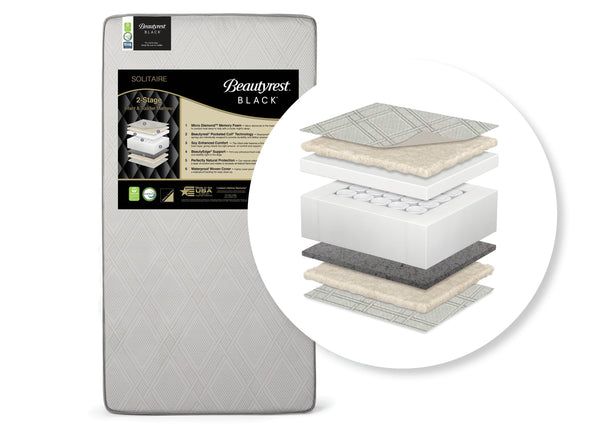 Beautyrest black 2025 diamond crib mattress