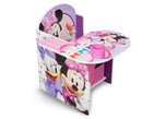 Delta Children Minnie Mouse Chair Desk with Storage Bin Right Side View a1a Minnie Mouse (1058)