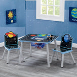 Delta Children Space Adventures (1223) Kids Wood Table and Chair Set with Storage