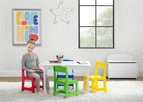 MySize Kids Table with 4 Chairs - Delta Children