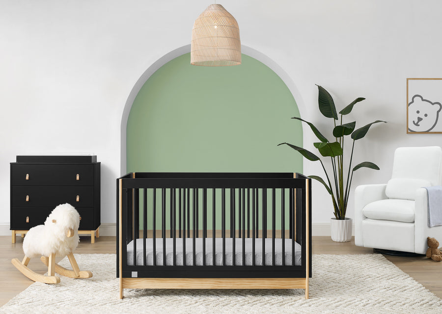 The Safest Cribs for Infants Toddlers Tagged Navy Delta Children