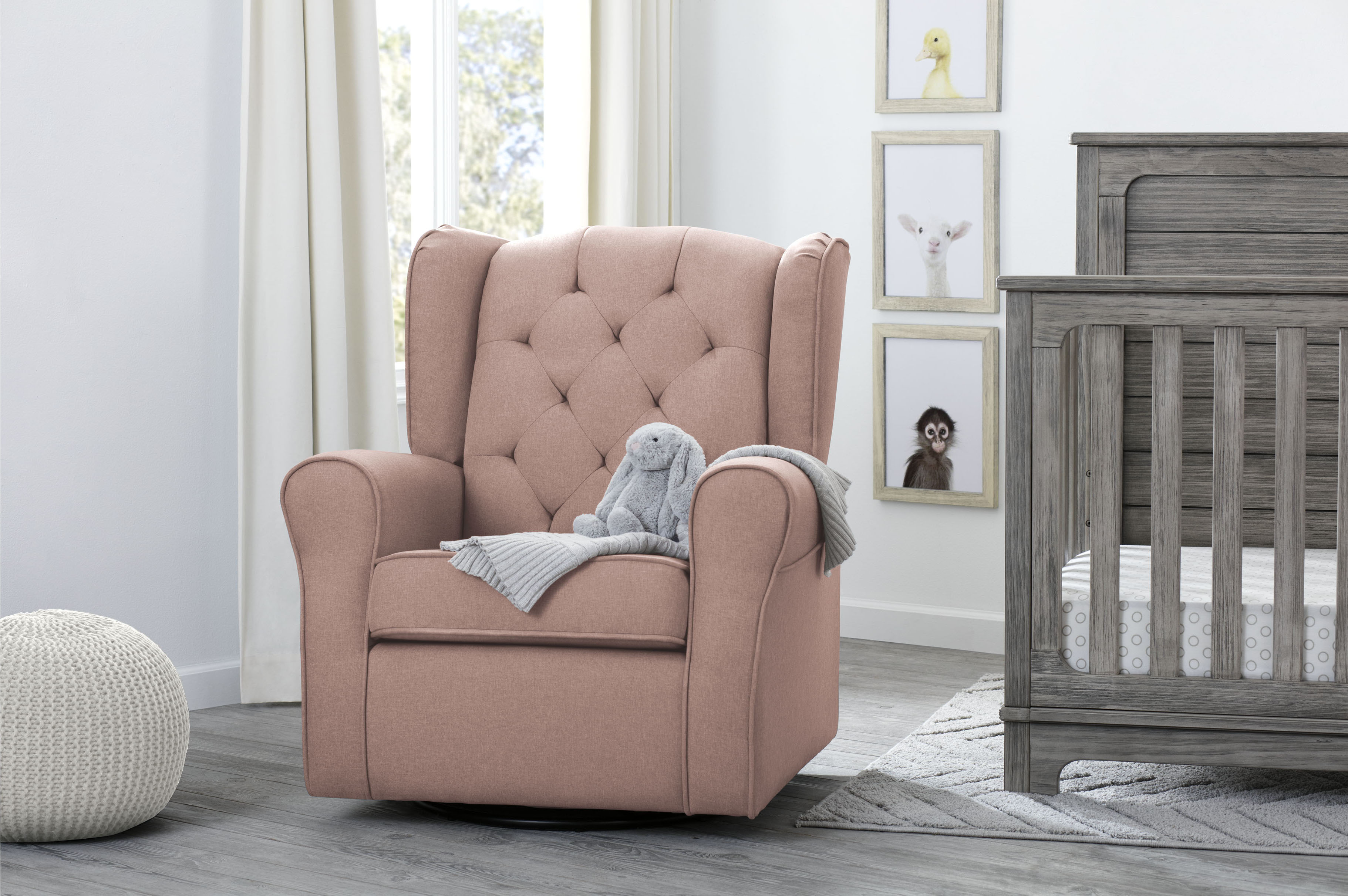 Emma nursery 2025 swivel glider recliner